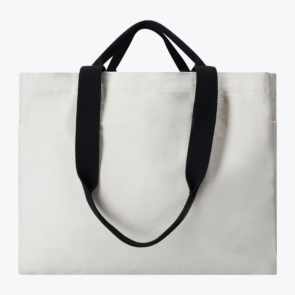 Osaka Cotton Tote Bag image of back of tote bag