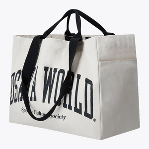 Osaka Cotton Tote Bag side image of bag