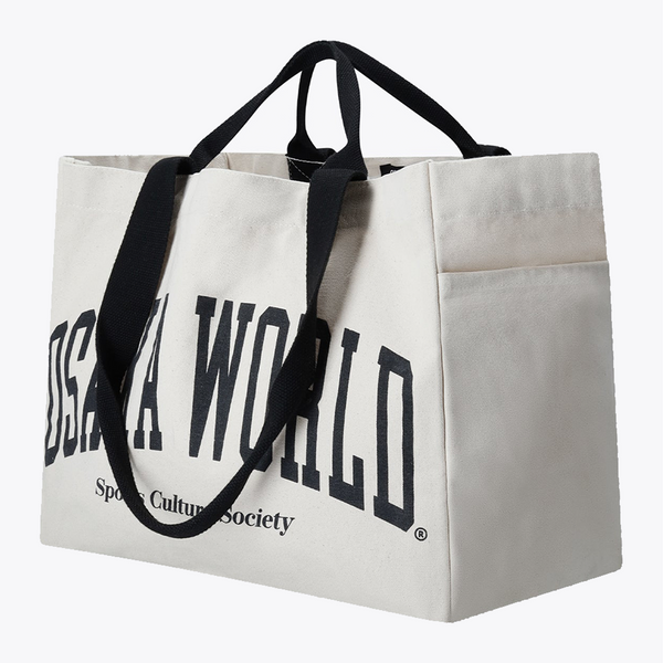 Osaka Cotton Tote Bag side image of bag