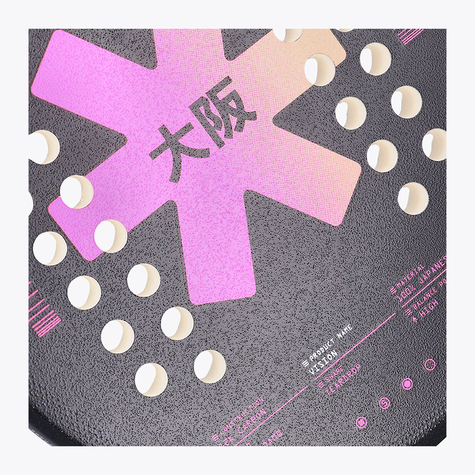 Osaka Beach Tennis Racket Vision #FluroPink
