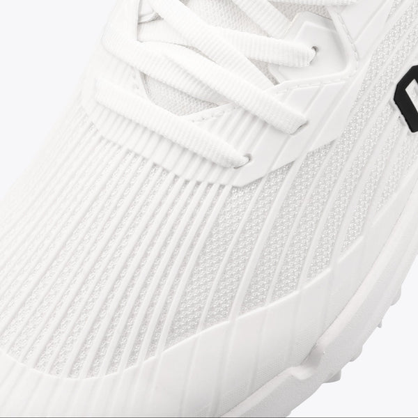 Osaka Ryu Elite Performance Turf Shoe | Field Hockey Shoe Close up of Toe #Iconic-White