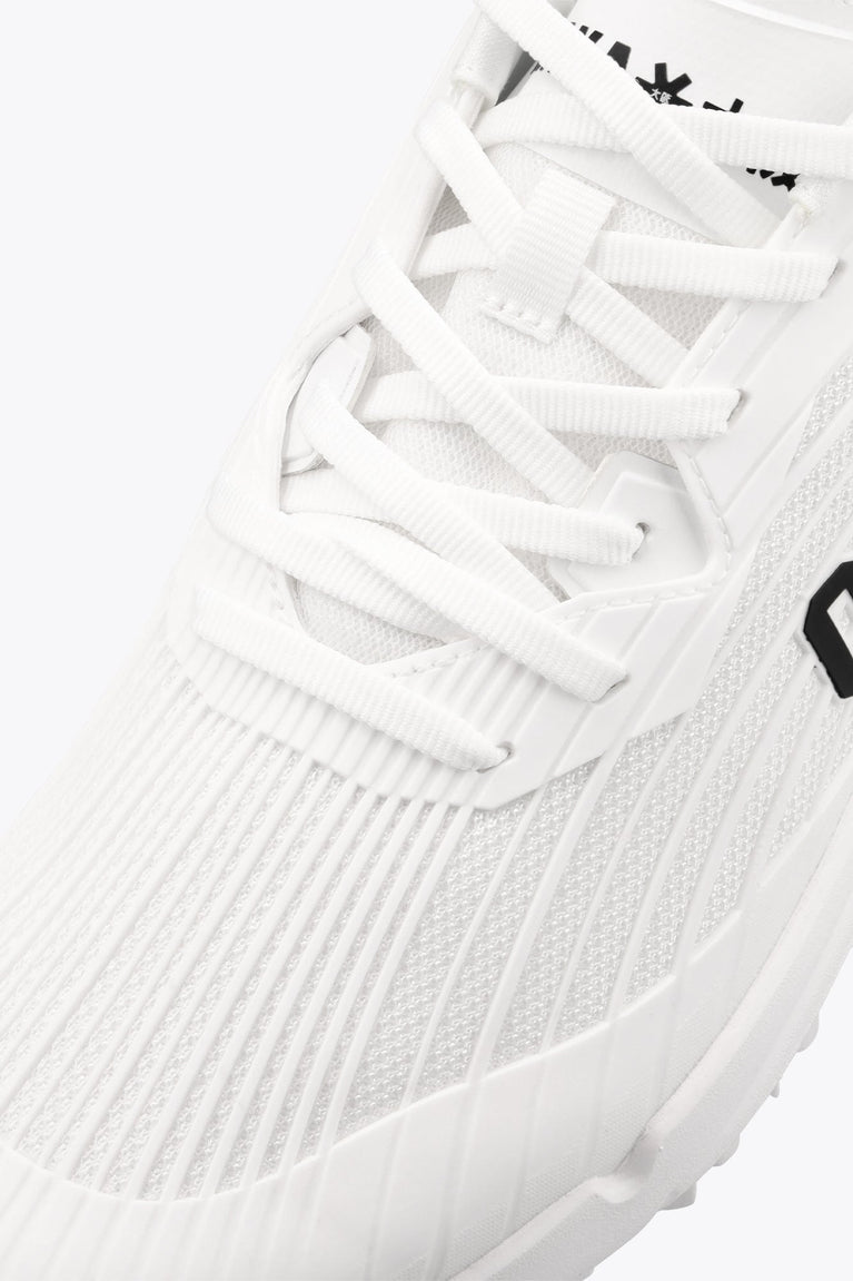 Osaka Ryu Elite Performance Turf Shoe | Field Hockey Shoe Close up of Toe #Iconic-White
