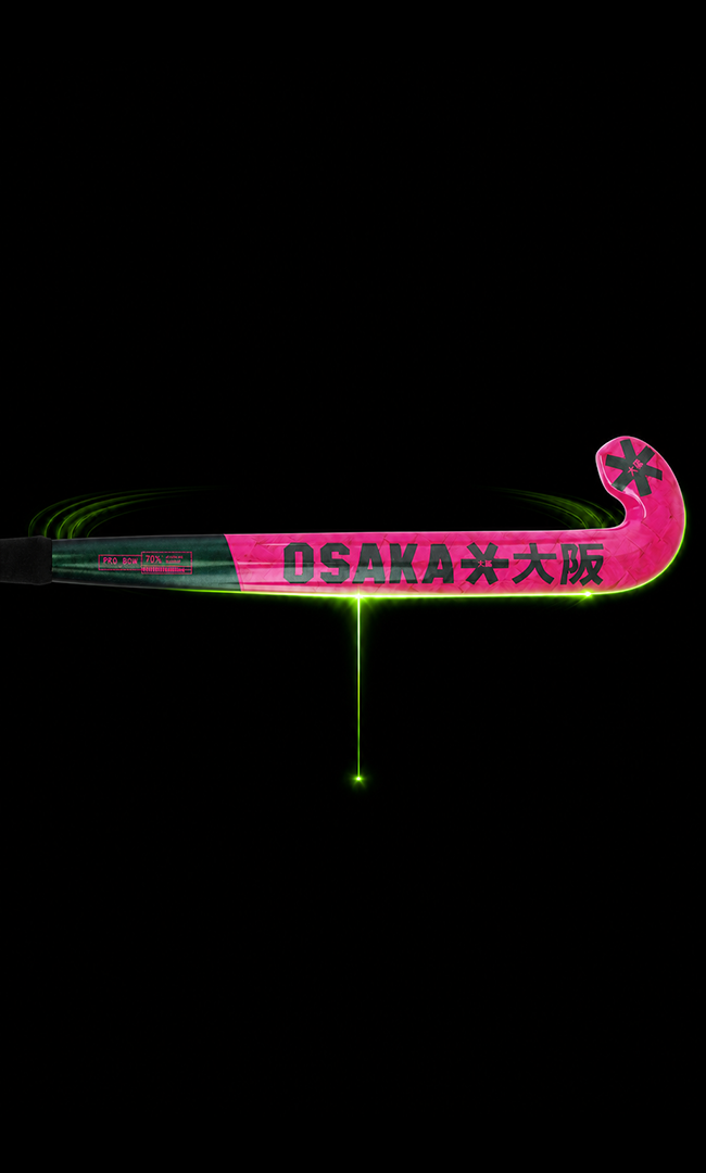 Field Hockey Stick Pro Bow 70 Futurelab Re-Engineered Backside Geometry