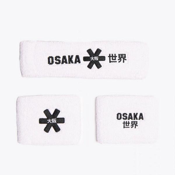 Osaka Sweatband Set #White