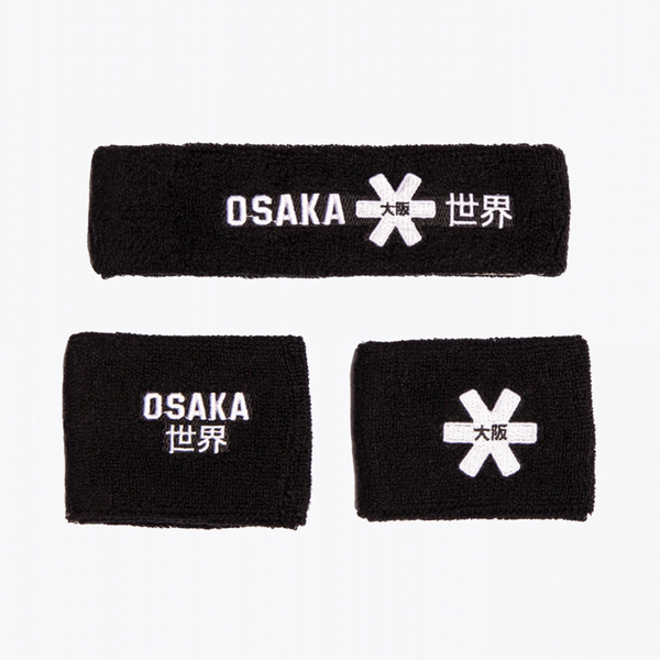 Osaka Sweatband Set #BlackWhite