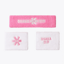 Osaka Sweatband Set #BegoniaPinkWhite