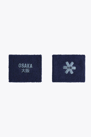 Osaka Sweatband Wrists | Navy Peony
