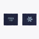 Osaka Sweatband Wrists | Navy Peony
