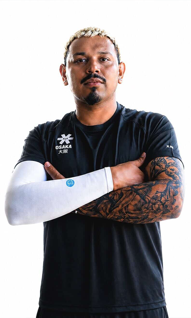 OSAKA Pickleball Athlete Joseph Casimiro stand bold and strong