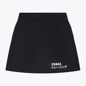 Osaka Kids Training Skort #Black | back of skort