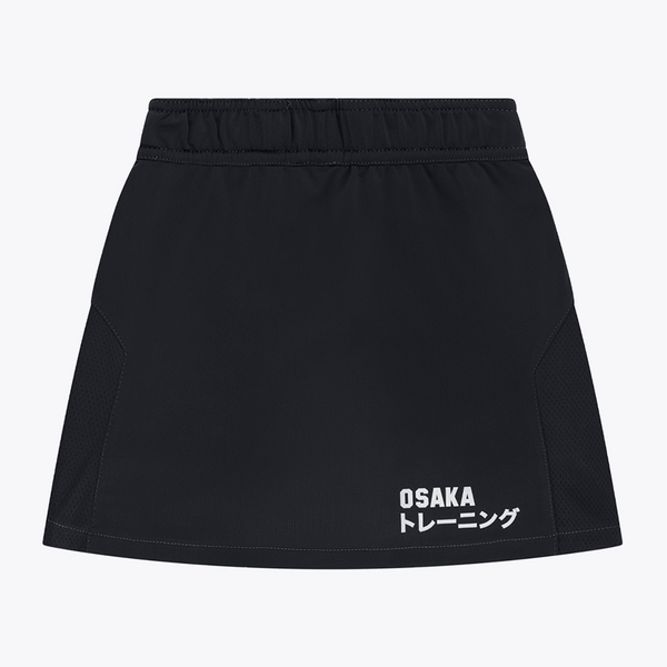 Osaka Kids Training Skort #Black | back of skort