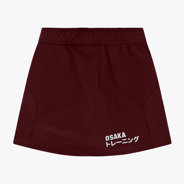 Osaka Kids Training Skort #Bordeaux | back of skort
