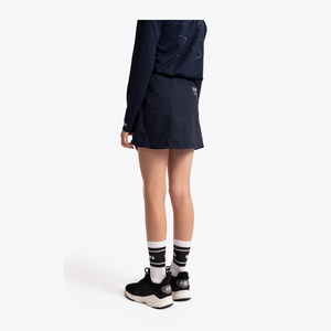 Osaka Kids Training Skort #Black | skort on kid from behind