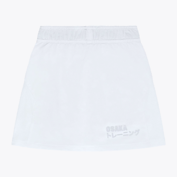 Osaka Kids Training Skort #White | back of skort