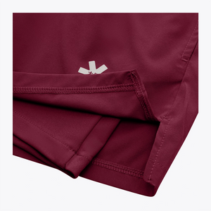 Osaka Men 2 in 1 Shorts #Bordeaux | Bottom seam