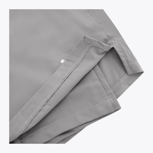 Osaka Men 2 in 1 Shorts #LightGrey | Bottom seam of shorts