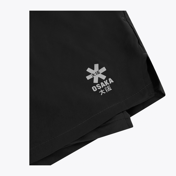 Osaka Men 2 in 1 Shorts #Black | Main logo of shorts