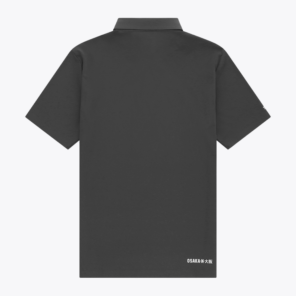 Osaka Men Precision Polo Jersey #DarkGrey | front of shirt
