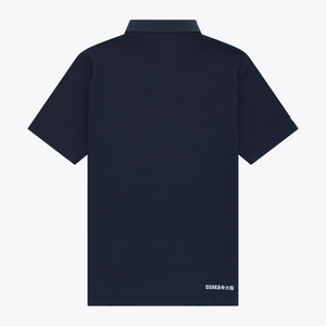 Osaka Men Precision Polo Jersey #DarkGrey | Back of shirt