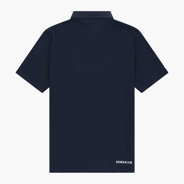 Osaka Men Precision Polo Jersey #DarkGrey | Back of shirt