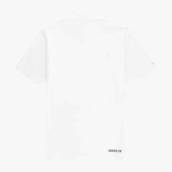 Osaka Men Precision Polo Jersey #White | Back of shirt