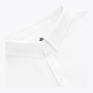 Osaka Men Precision Polo Jersey #White | Collar of shirt