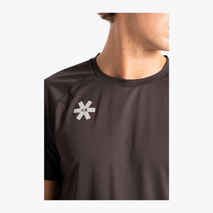 Osaka Men Training #Black | front of shirt on model logo