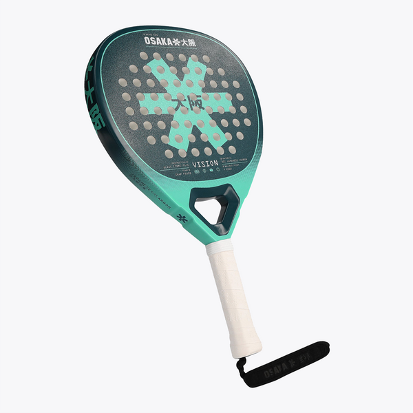 Osaka Padel Racket Vision Power | Image of padel racket at an angle
