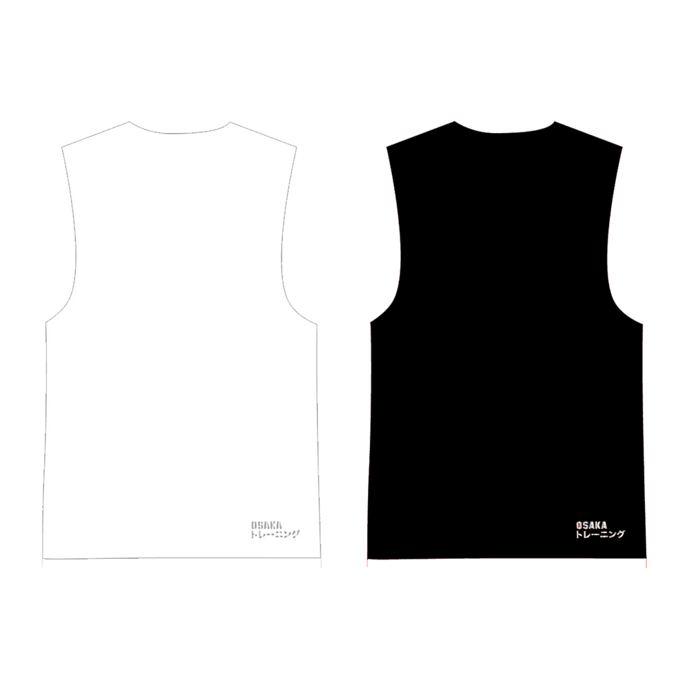 Osaka Reversible Bib #BlackWhite | front