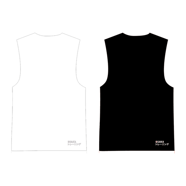Osaka Reversible Bib #BlackWhite | Back