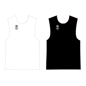 Osaka Reversible Bib #BlackWhite | front