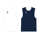 Osaka Reversible Bib #WhiteNavy | Front