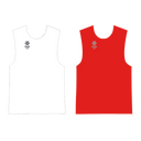 Osaka Reversible Bib #WhiteRed | Front