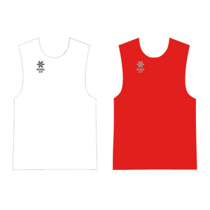 Osaka Reversible Bib #WhiteRed | Front