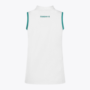 Osaka Women Court Talk Top London White | #LondonWhite | Back of tank top