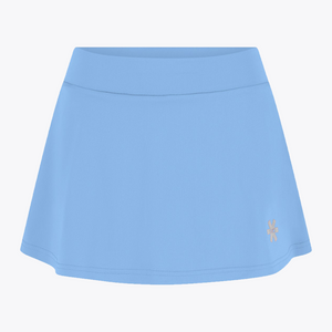 Osaka Women Floucy Active Skort Silver Lake Blue | #Silver-Lake-Blue | Front of Skort