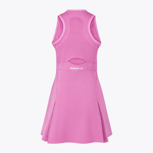Osaka World Floucy Dress Rose Bud | #RoseBud | Back of dress