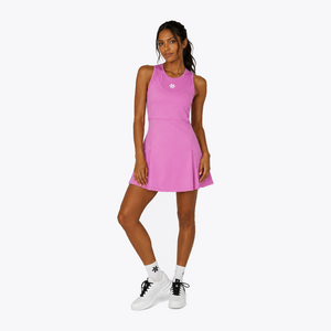 Osaka World Floucy Dress Rose Bud | #RoseBud | On Female Model front
