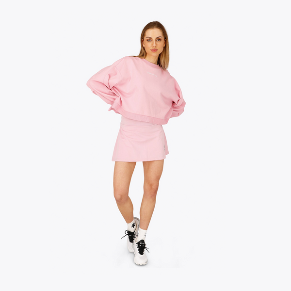 Osaka World Women Floucy Active Skort Fondant Pink | #Fondant-Pink | On model