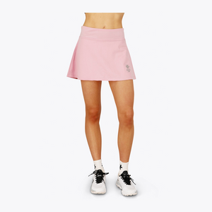 Osaka World Women Floucy Active Skort Fondant Pink | #Fondant-Pink | Waist of model