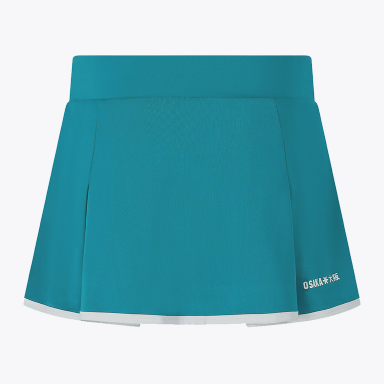 Osaka World Floucy Active Skort Transformative Teal | #Transformative-Teal | Fornt of skort