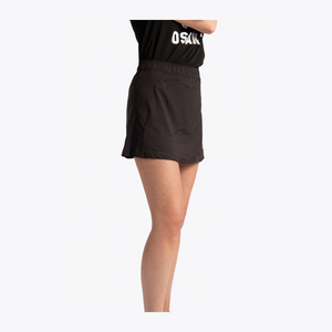 Osaka Women Training Skort #Black | image of model from the left side