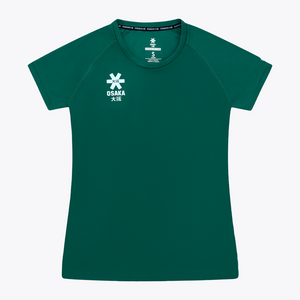 Osaka Women Training Tee red #DarkGreen | Front of shirt