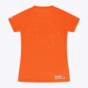 Osaka Women Training Tee red #Orange | Back of shirt