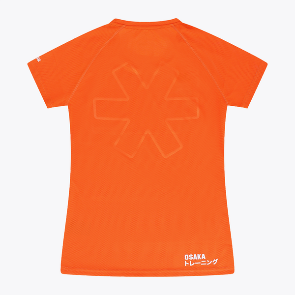 Osaka Women Training Tee red #Orange | Back of shirt