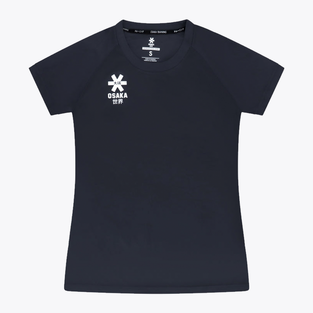 Osaka Women Training Tee red #Black | Front of shirt