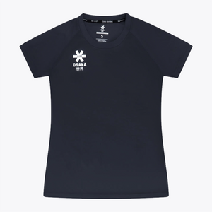 Osaka Women Training Tee red #Black | Front of shirt