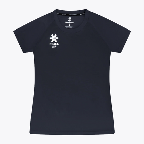 Osaka Women Training Tee red #Black | Front of shirt