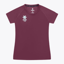 Osaka Women Training Tee red #Bordeaux | front of shirt