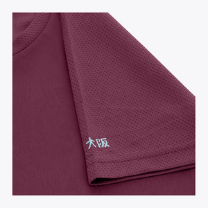 Osaka Women Training Tee red #Bordeaux | shirt material